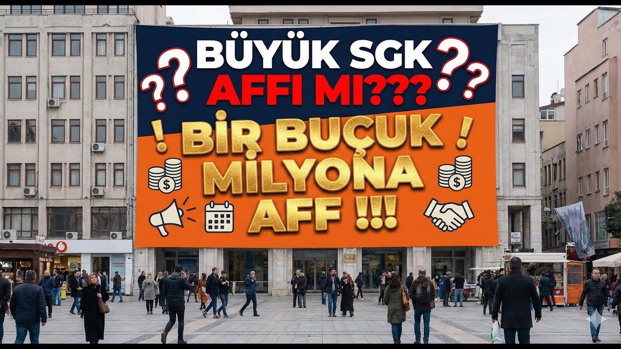 SGK SOSYAL G&Uuml;VENLİK AFFI MECLİSTE Mİ?