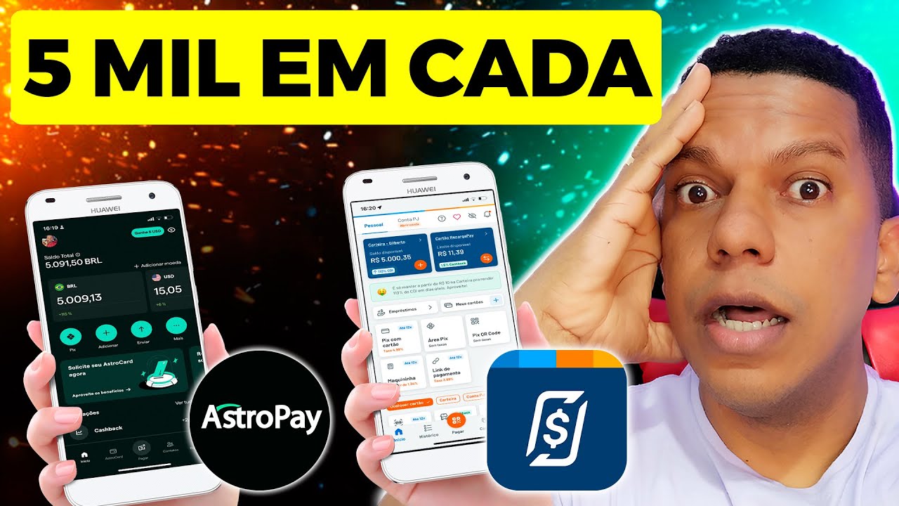 Coloquei 5 Mil no Astropay e Recargapay: Veja Qual Deu Mais Dinheiro!