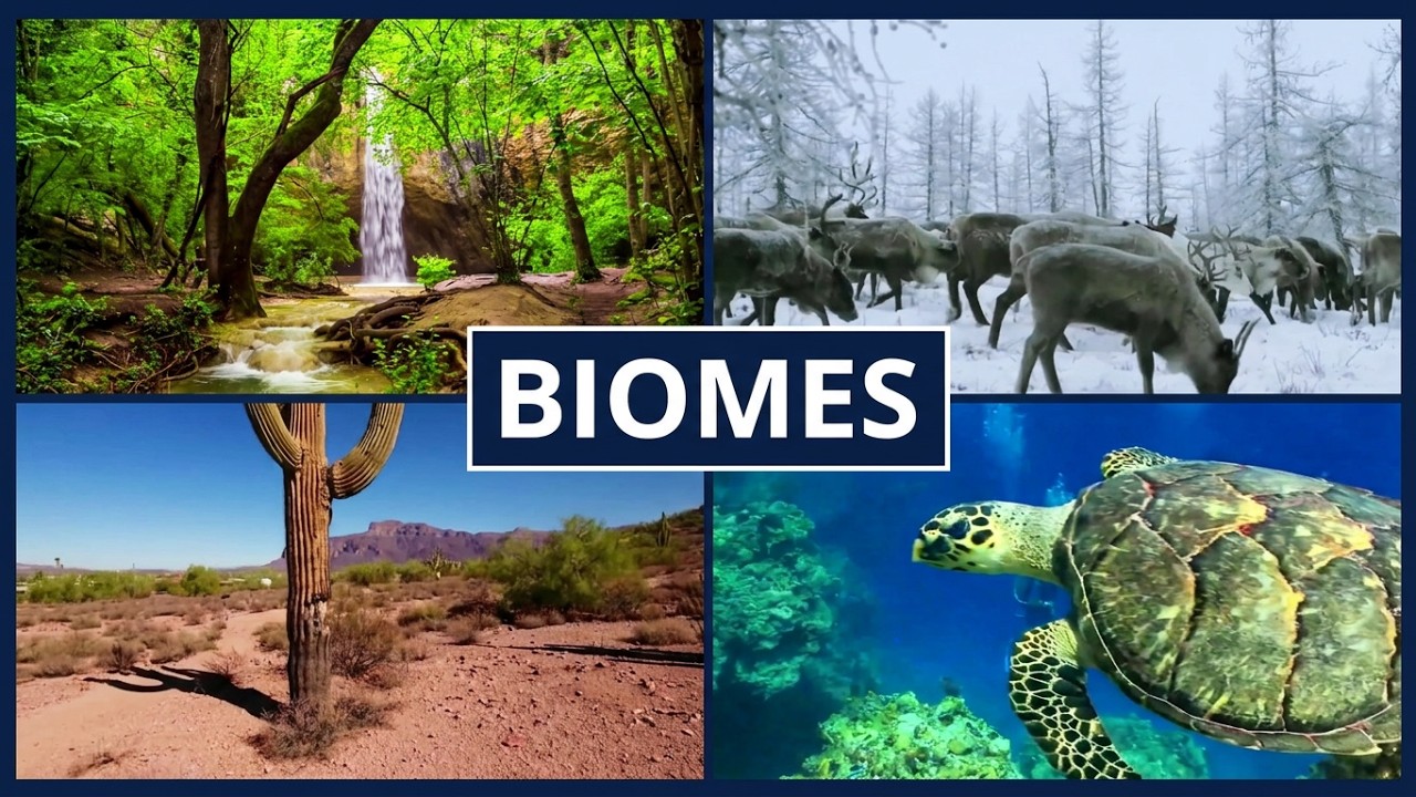 Biomes of the World 🌏 | Terrestrial & Aquatic Types + Climate Graphs (Climographs)