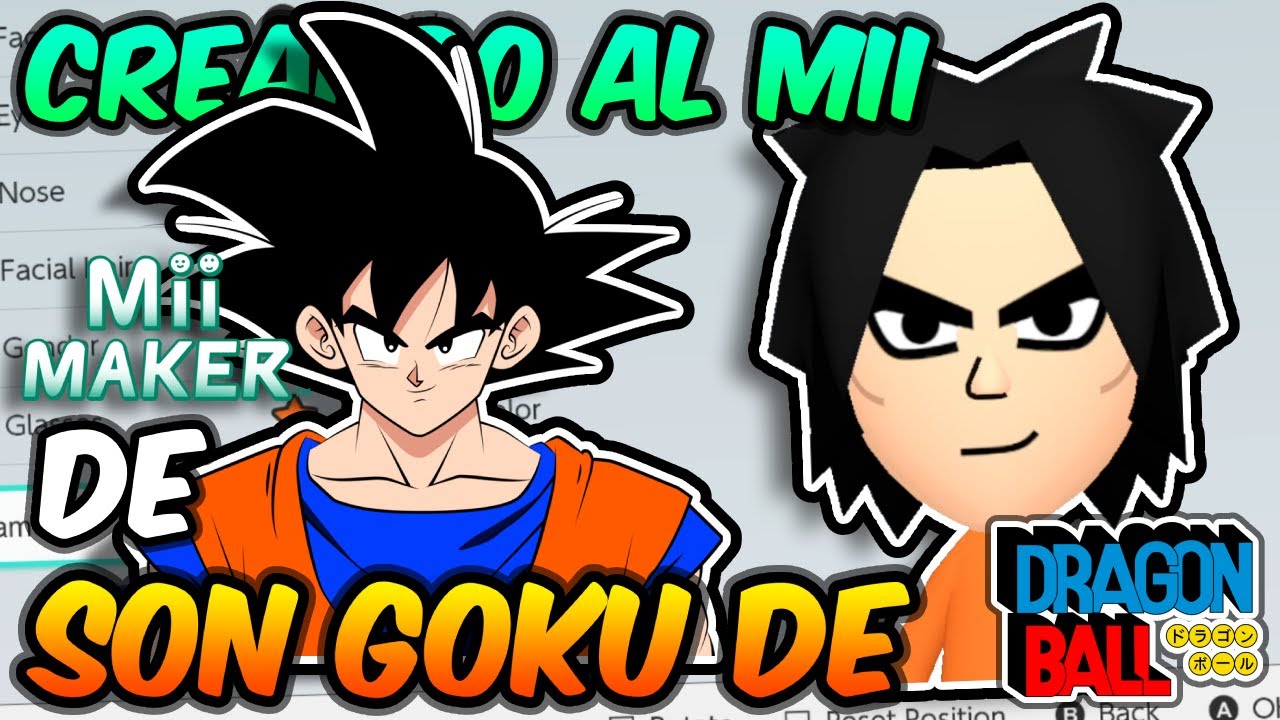 CREANDO el MII de SON GOKU! | Creando Mii de Famosos #3