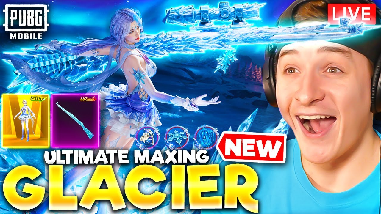 MAXING NEW GLACIER KAR98K & ULTIMATE! PUBG MOBILE LIVE
