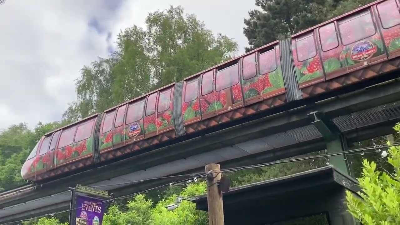 Alton Towers Monorails June 2023