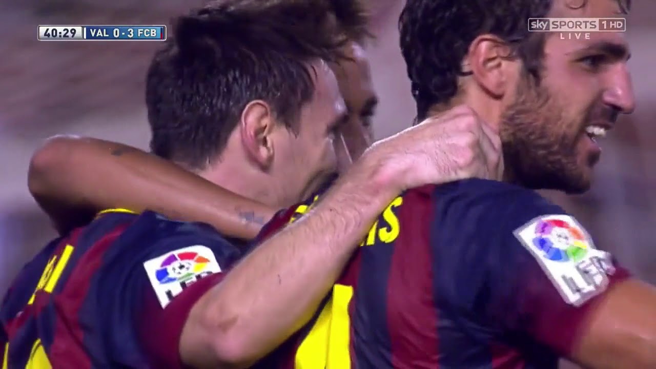 Cesc Fàbregas vs Valencia (Away) 2013-14 HD 1080i