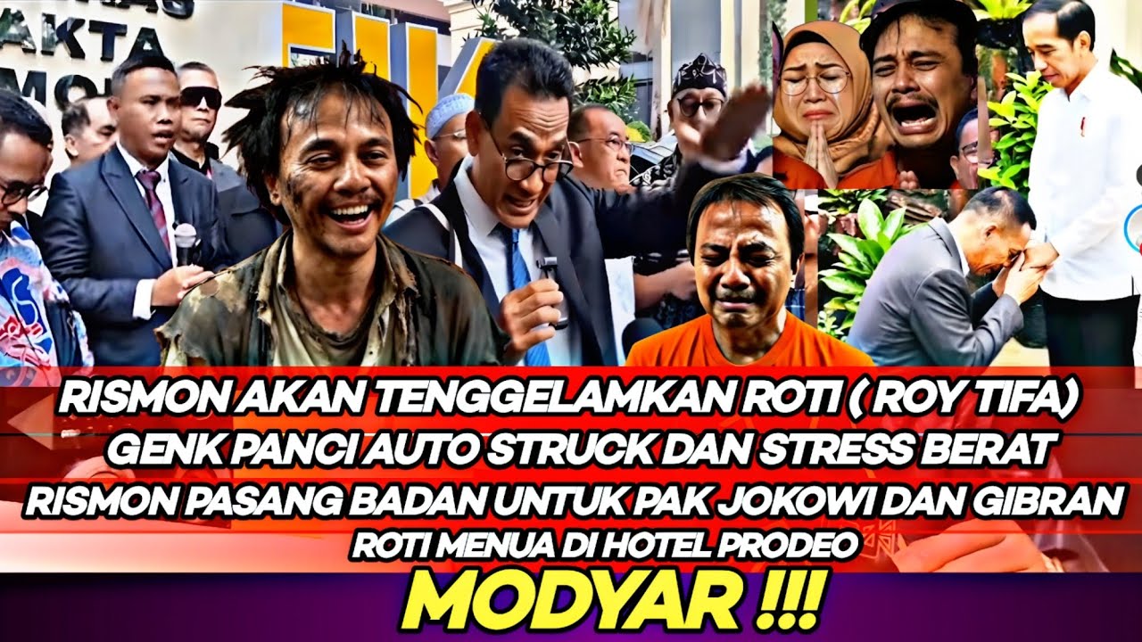 Rismon Nyatakan Perang Akan tenggelamkan ROTI ( Roy Tifa) dan Siap Pasang Badan Buat P.Jokowi Gibran