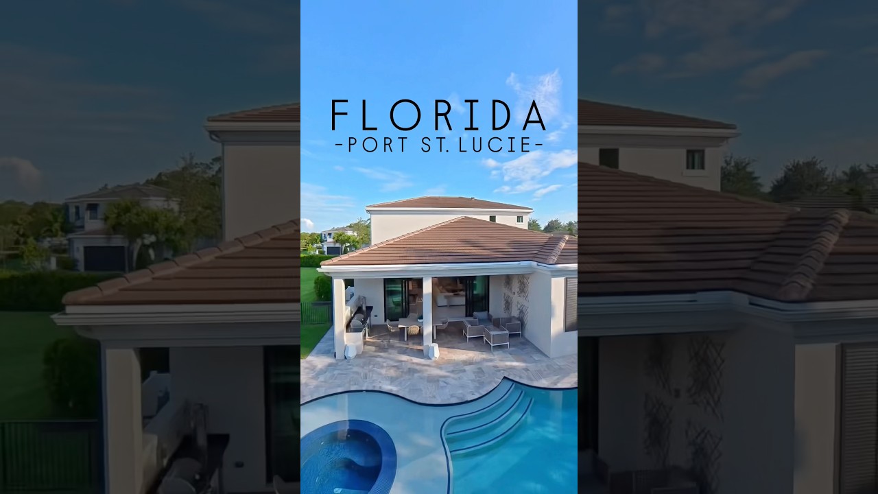 🌴 LIVING IN PORT ST LUCIE 🏡 dream homes in Florida #luxuryrealestate #houseforsale #realestate