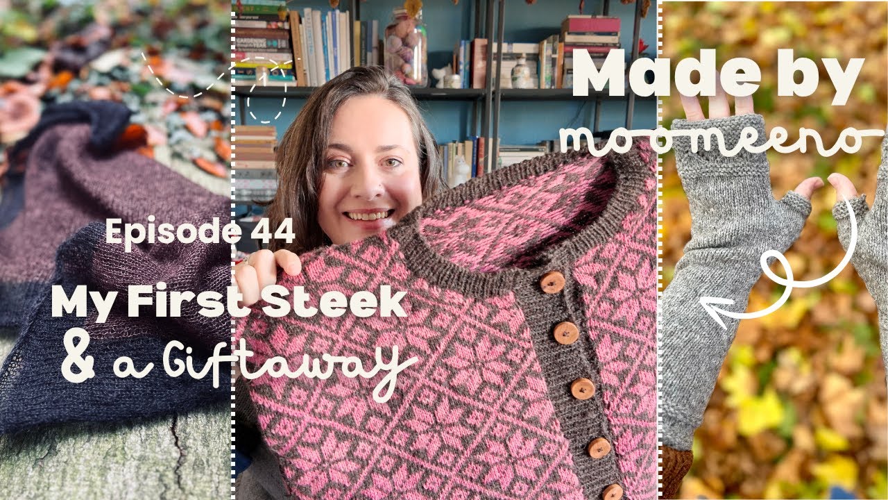 44 // My First Steek & a Giftaway! - Skwaer Shawl, Kiruna Cardi, Mitts, Njord Socks, Single Malt