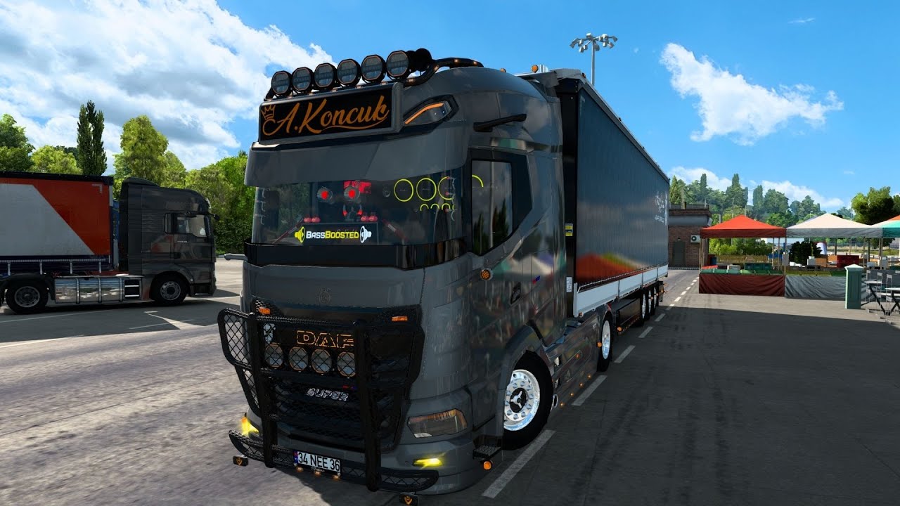 ETS2 2025 DAF XG pluss ile Brezilyanin calismayan Belediye yollarinda Zorlu mücadele...