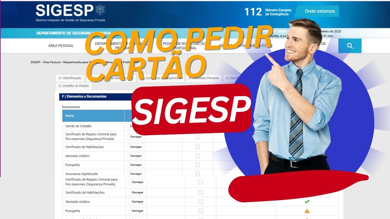 👉PEDIR CART&Atilde;O VIGILANTE VIA SIGESP👈