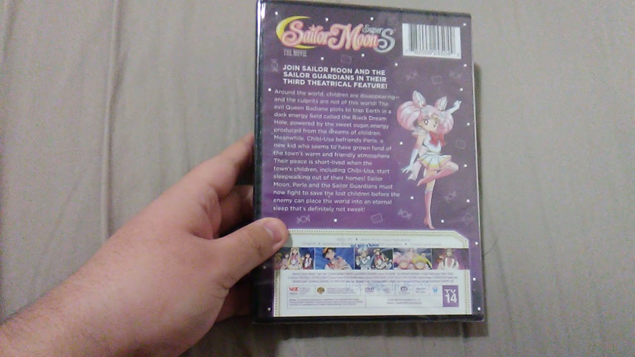 Sailor Moon Super S The Movie DVD Unboxing