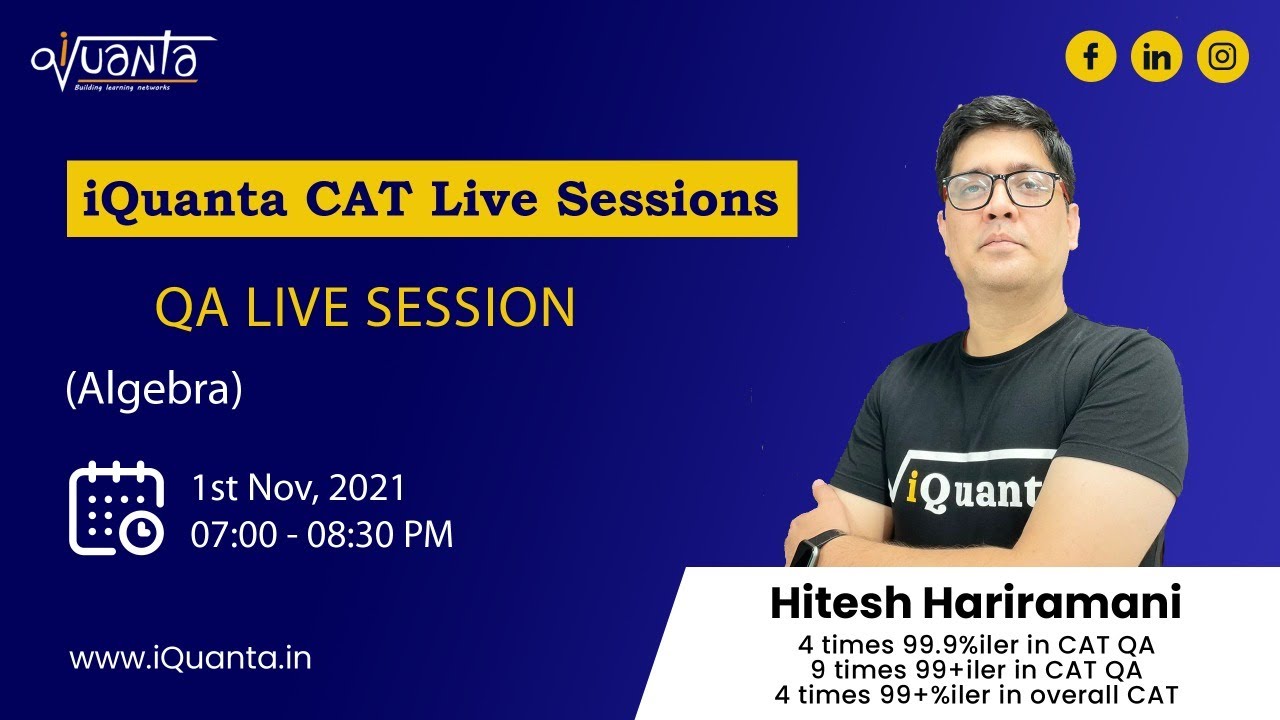 iQuanta CAT Live sesions