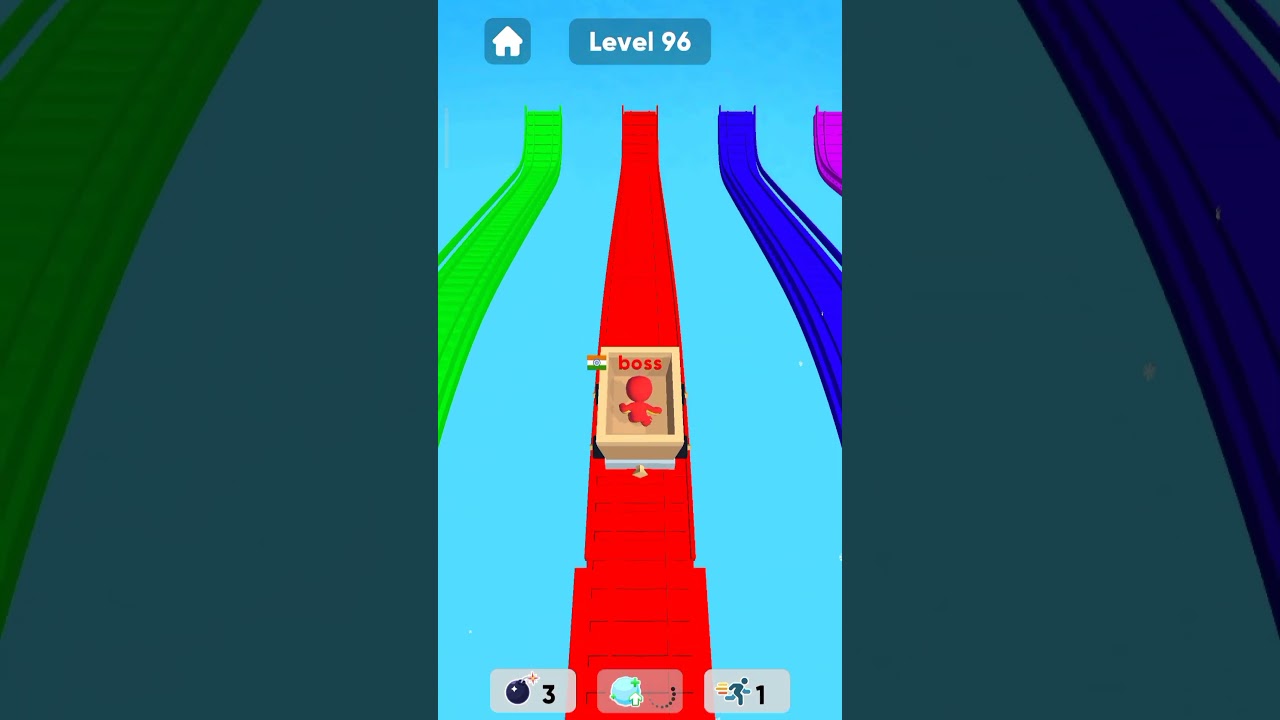 Snow Race 3d Level-96 || Boss Gaming #snowgaming #bossgaming  #trendingshorts #no1trending #shorts