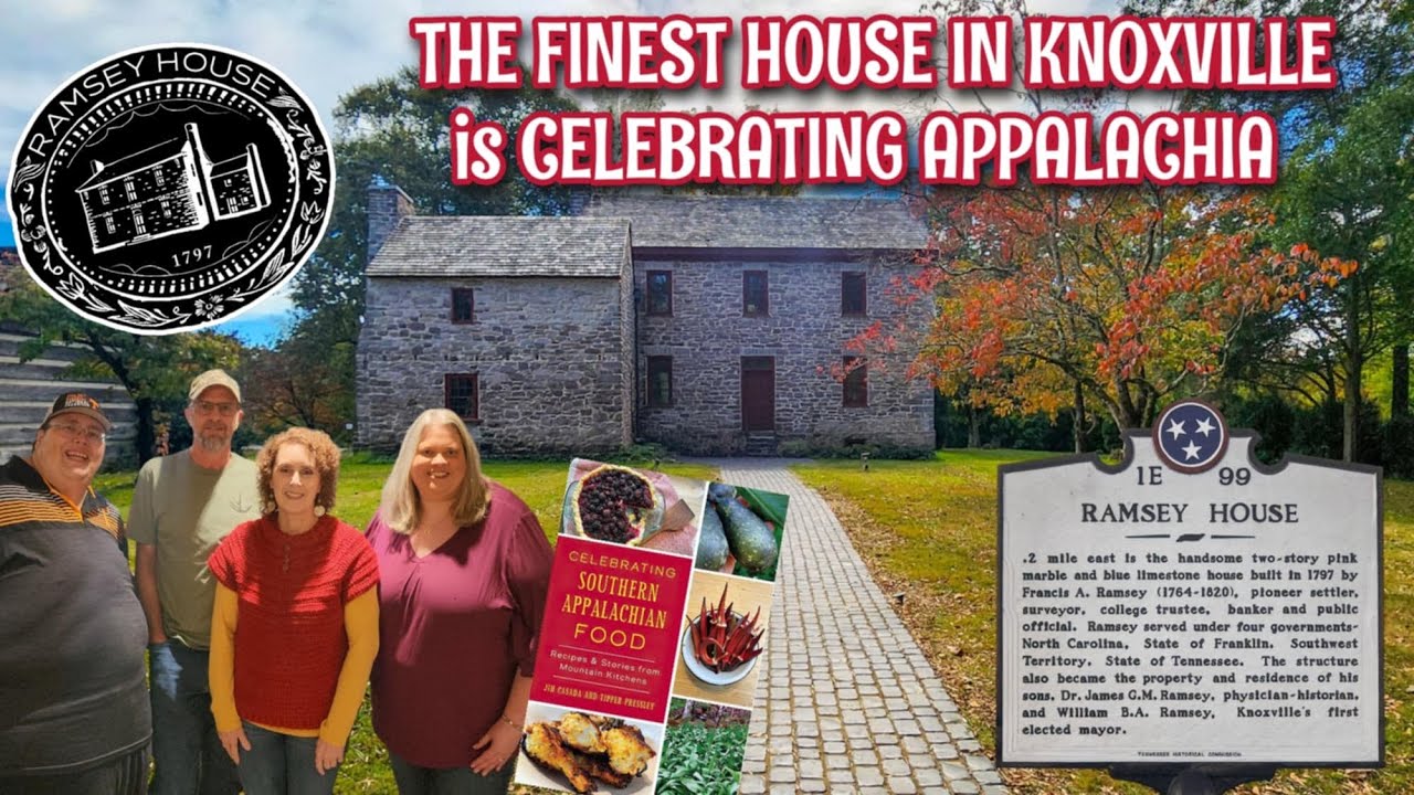 @CelebratingAppalachia AT THE HISTORIC RAMSEY HOUSE IN KNOXVILLE! HISTORY AT TENNESSEES FINEST!