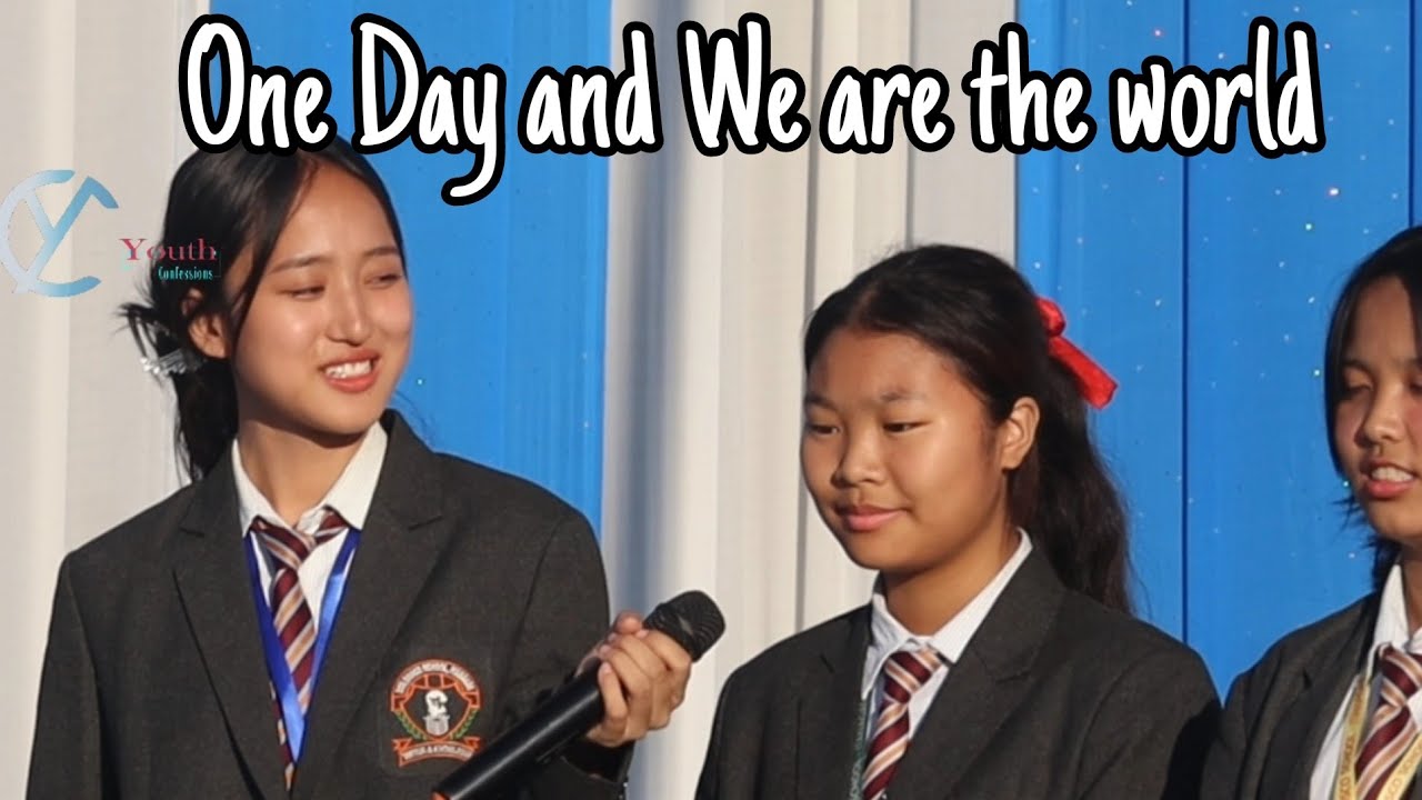 One day remix with We are the  world by Don Bosco School Itanagar during 12th AAPSA Talents Search