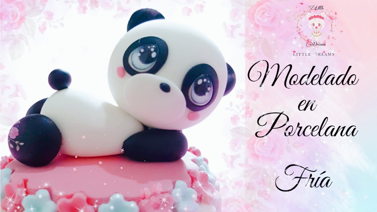 💚🐼 FIGURA FÁCIL  en PORCELANA FRÍA 😍 para PRINCIPIANTES //Polymer Clay Tutorial