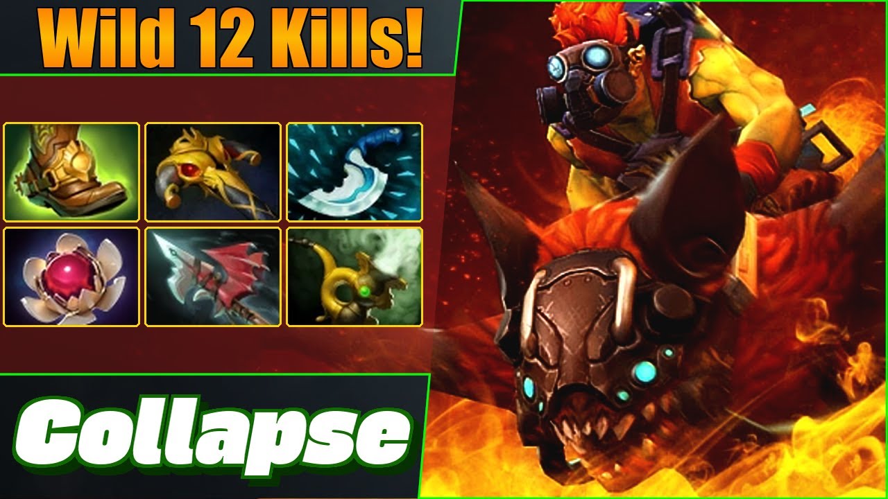 Collapse Batrider Off Lane 🛡️ Phenomenal 12 Kills! Dota 2 DotaPulse Highlight Gameplay