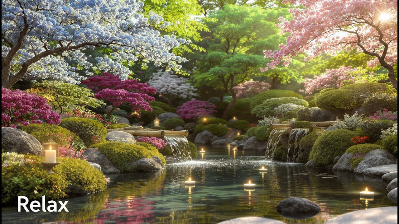 Healing Zen Water Sounds for Stress Relief and Deep Relaxation | Live Stream
