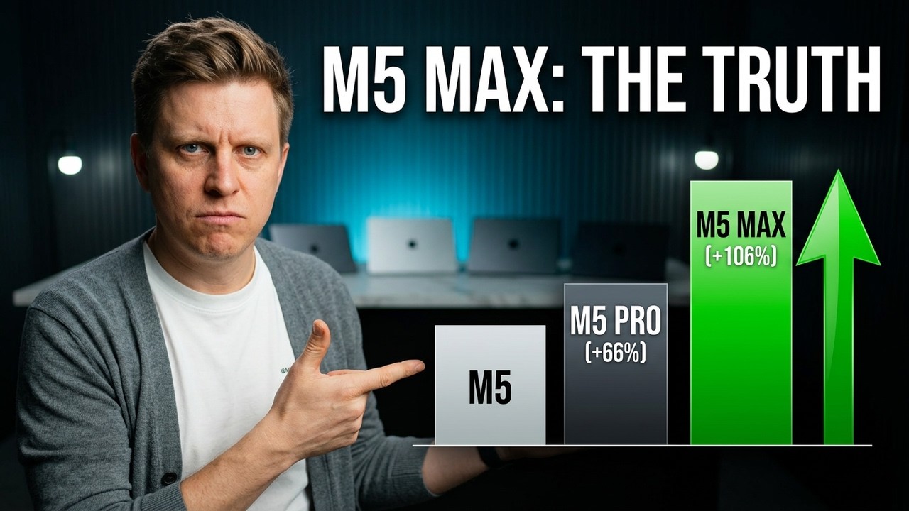 M5 vs M5 Pro vs M5 Max - CPU Performance Comparison [Cinebench R26]