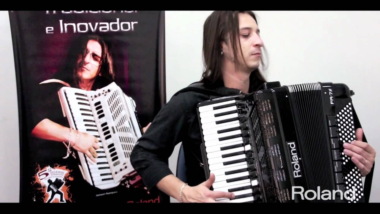 V-Accordion FR-7X Roland - Montagem de sets de acordeon