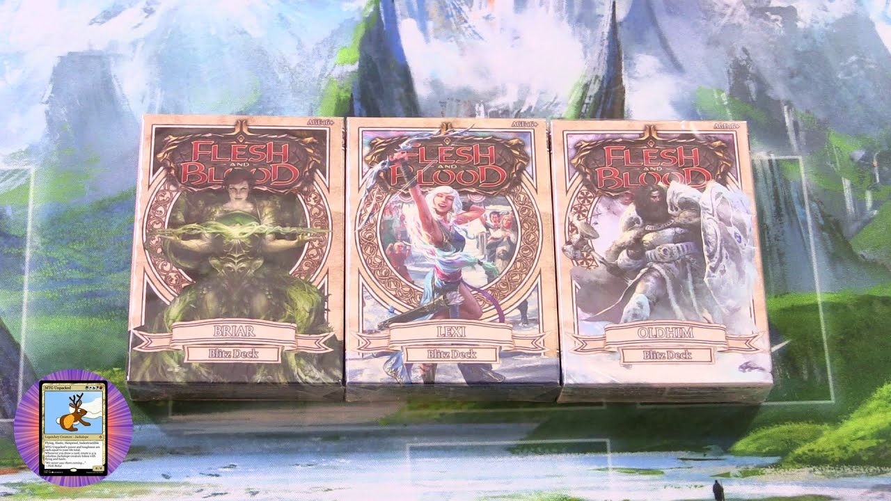 Flesh and Blood Tales of Aria Blitz Deck Unboxing