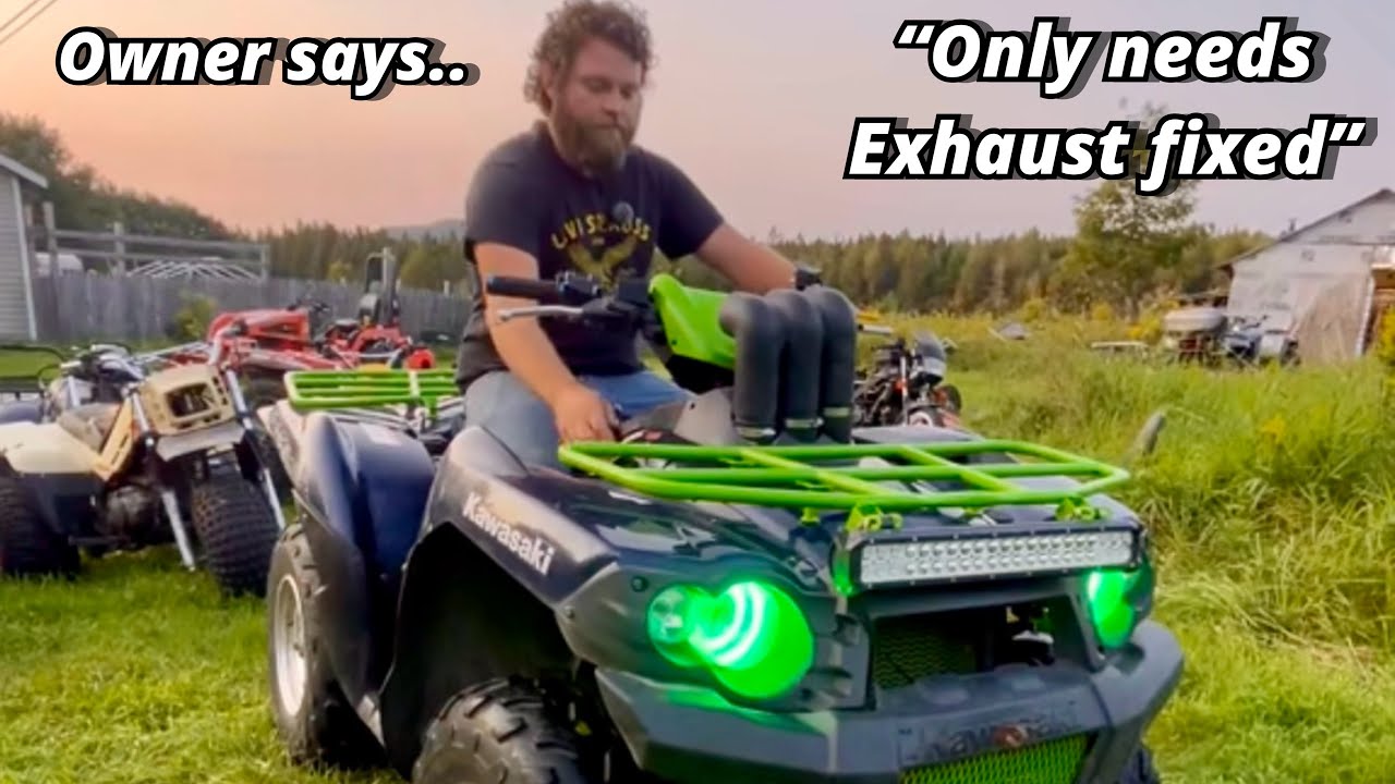 «КАК ВЫ СМЕЕТЕ ТАК обращаться со своими клиентами?» Ремонт Kawasaki Brute Force 750.