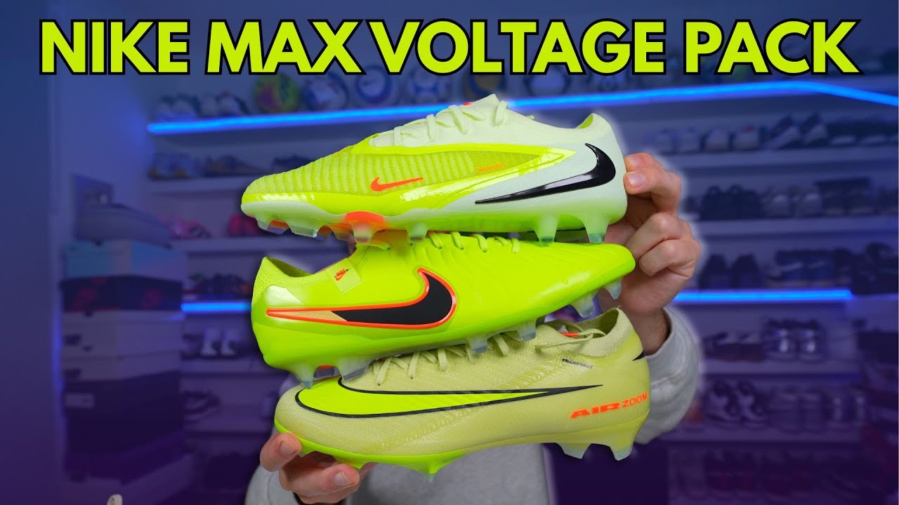НАБОР ФУТБОЛЬНЫХ БУТС NIKE MAX VOLTAGE! (БУТСЫ)