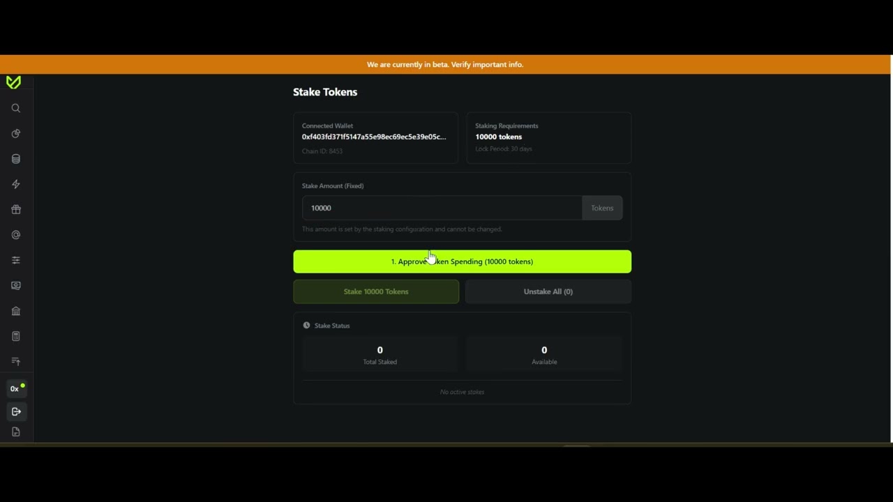 Chad-Fi Staking Tutorial | Unlock Airdrops, Rewards & Full Platform Access 🚀