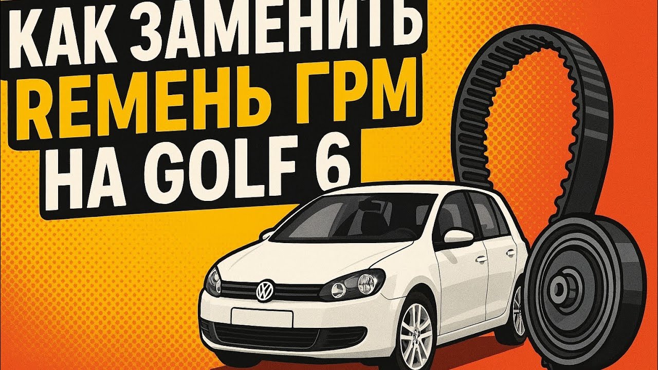 Замена ремня ГРМ #golf 6