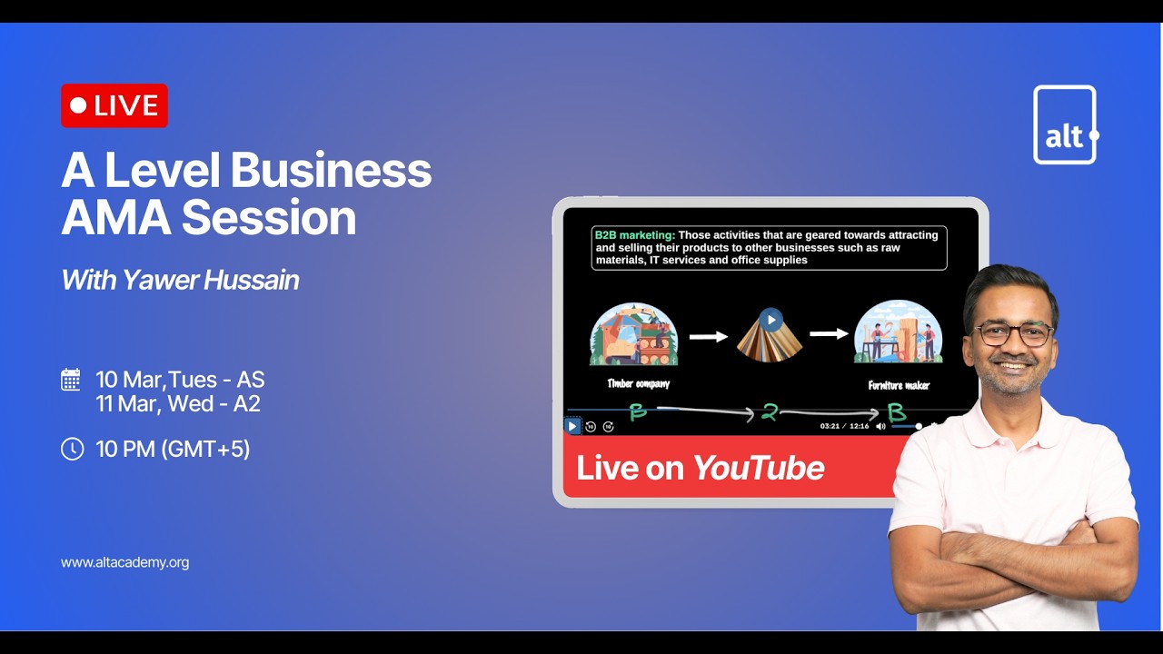 CAIE AS Level Business  | 2025 Paper 1's & 2's | Ask Me Anything Session