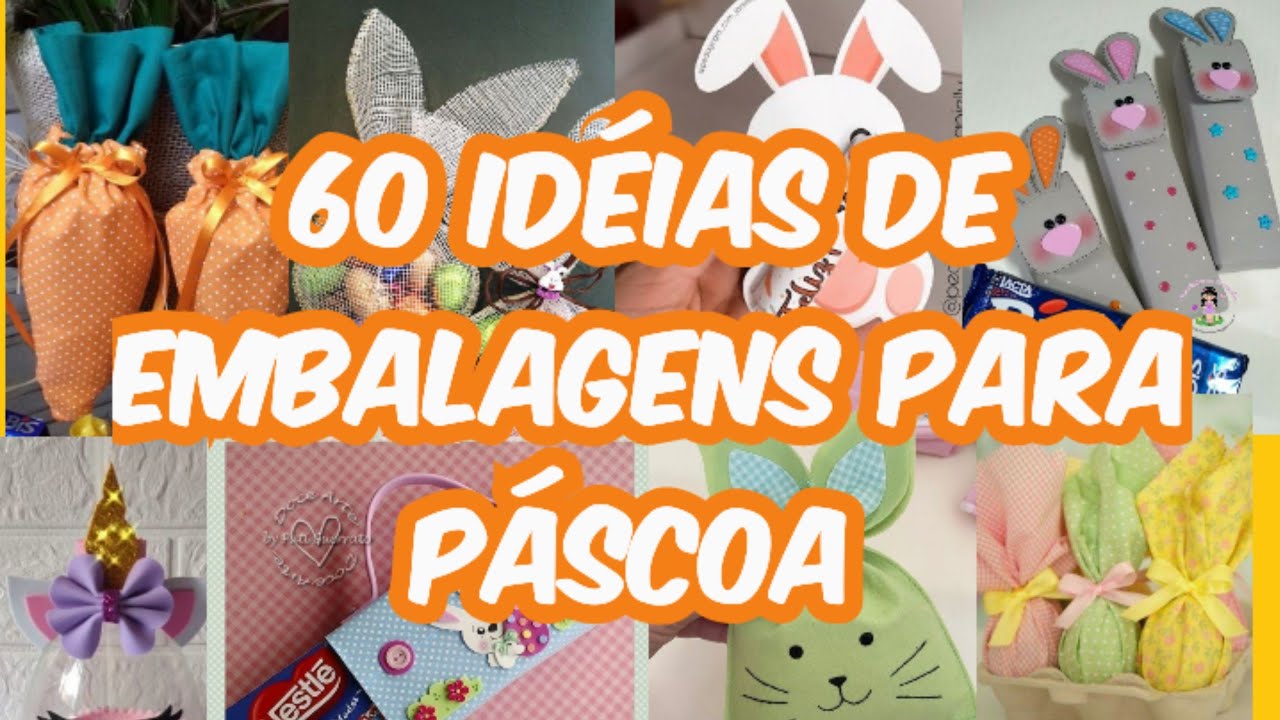 Id&eacute;ias de embalagens para p&aacute;scoa #pascoa2025 #pinterest