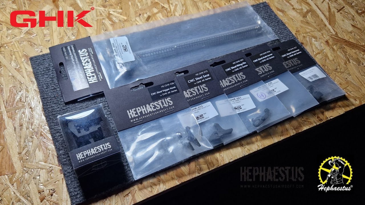 Airsoft GHK V2 🔫 / INSTALACIÓN DE INTERNOS HEPHAESTUS 🛠