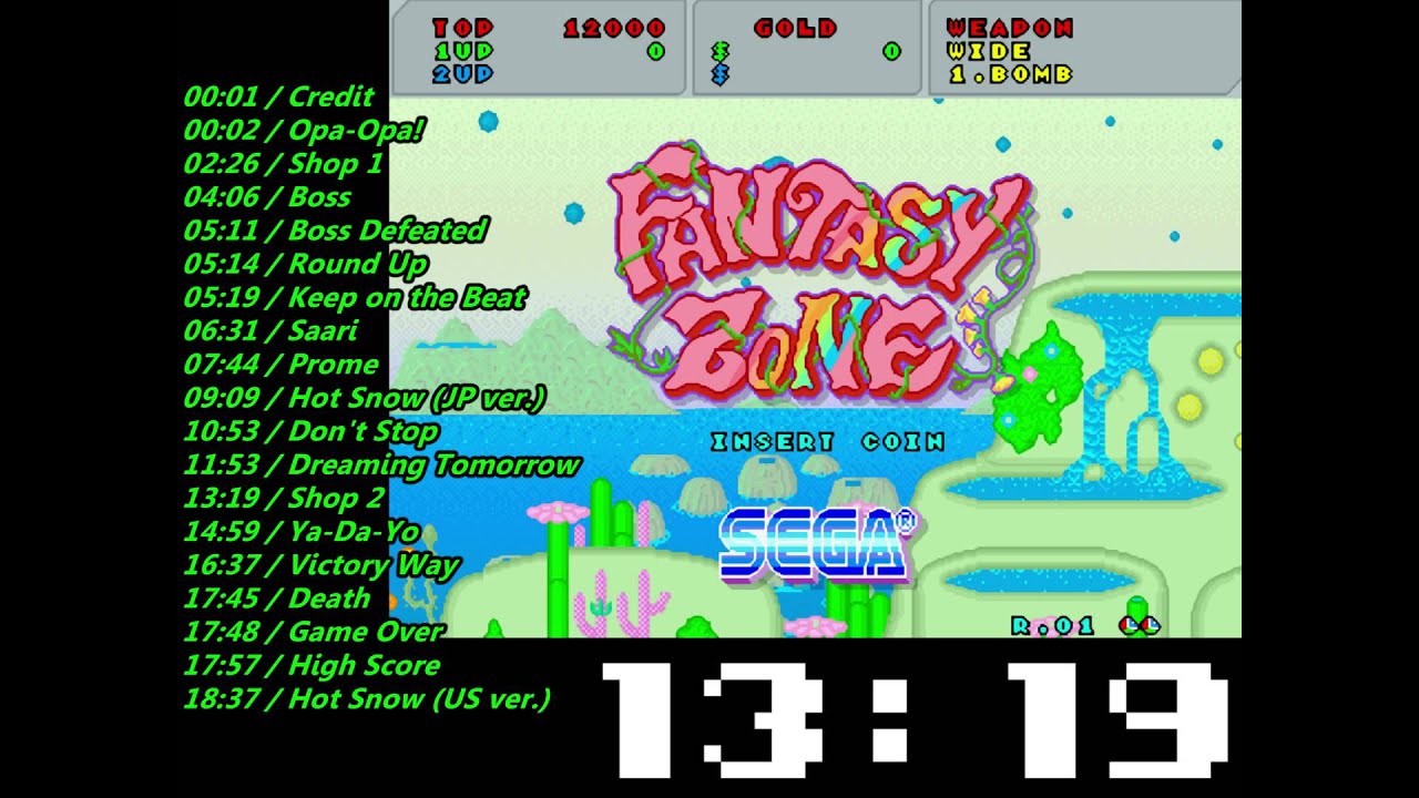Sega Fantasy Zone Soundtrack