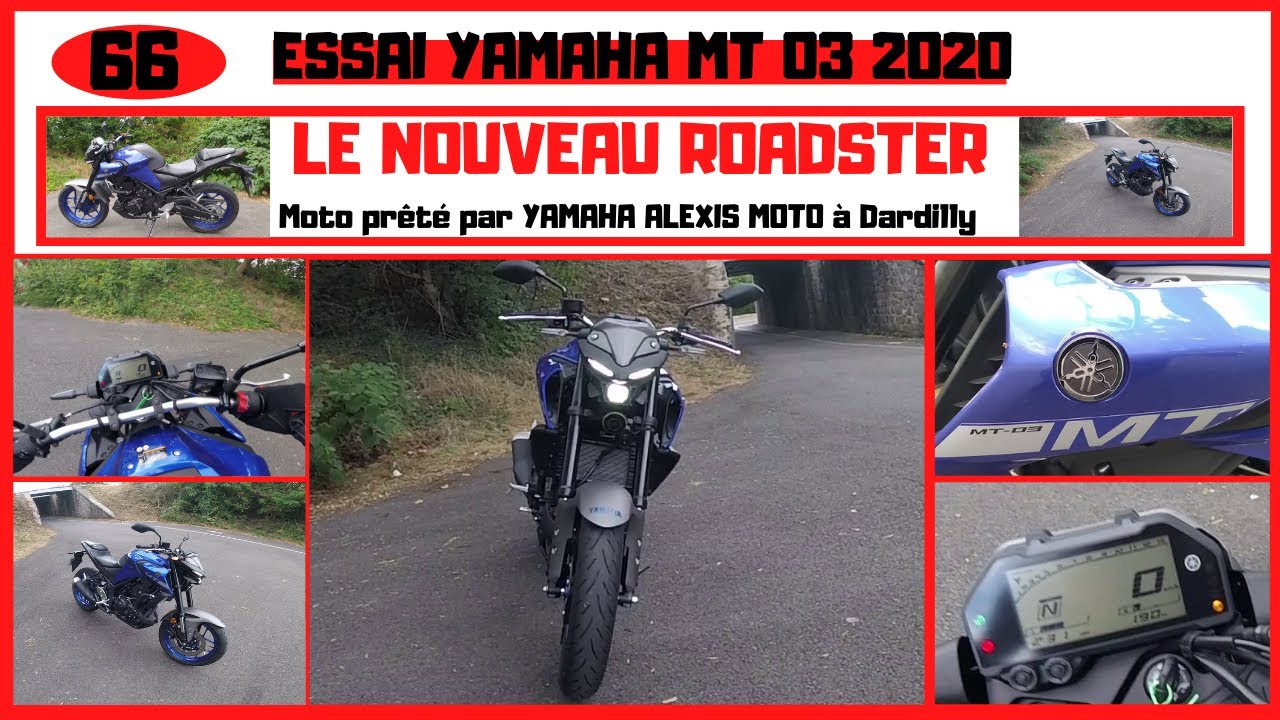 ESSAI YAMAHA MT03 2020