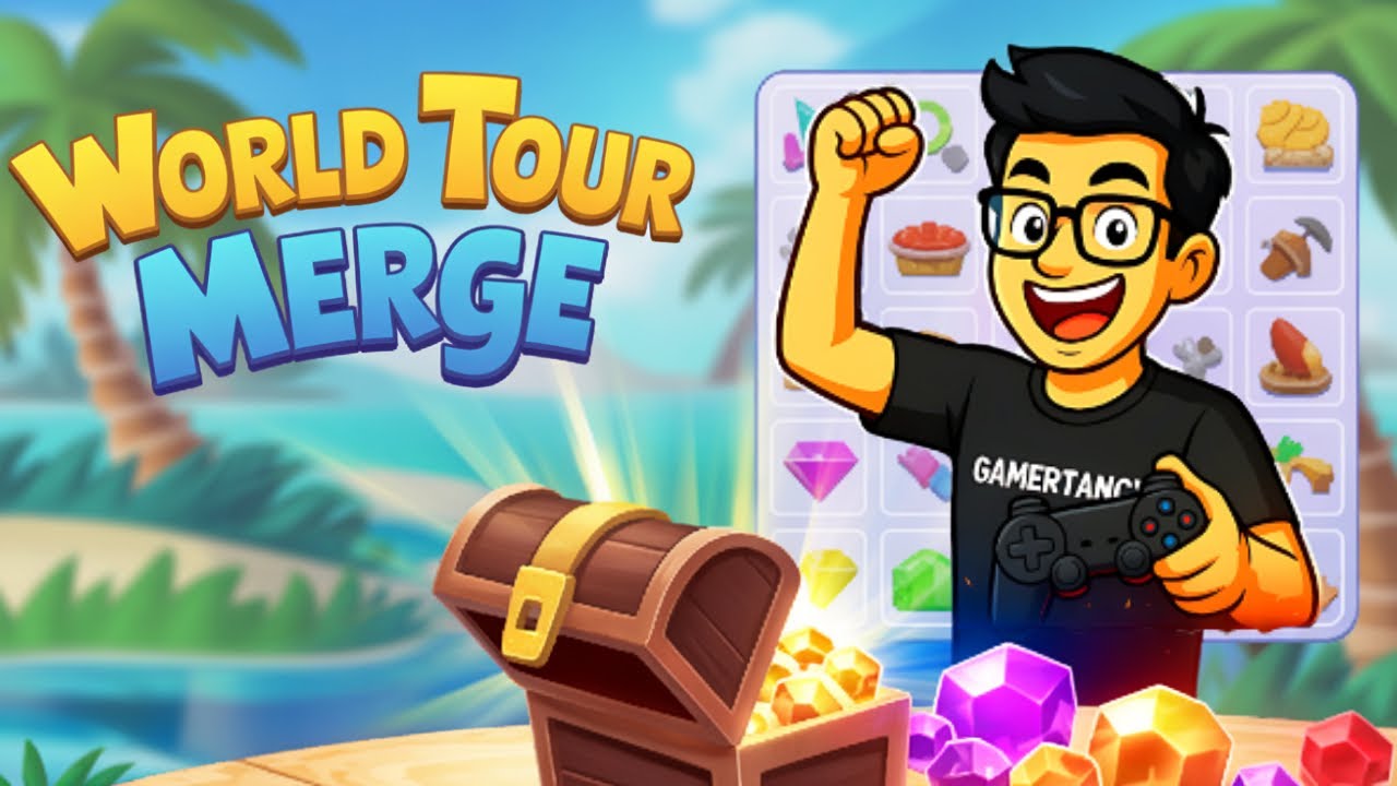 Gamertancy&rsquo;s Merge Journey Across Continents 🌎🔗 World Tour Merge Gameplay