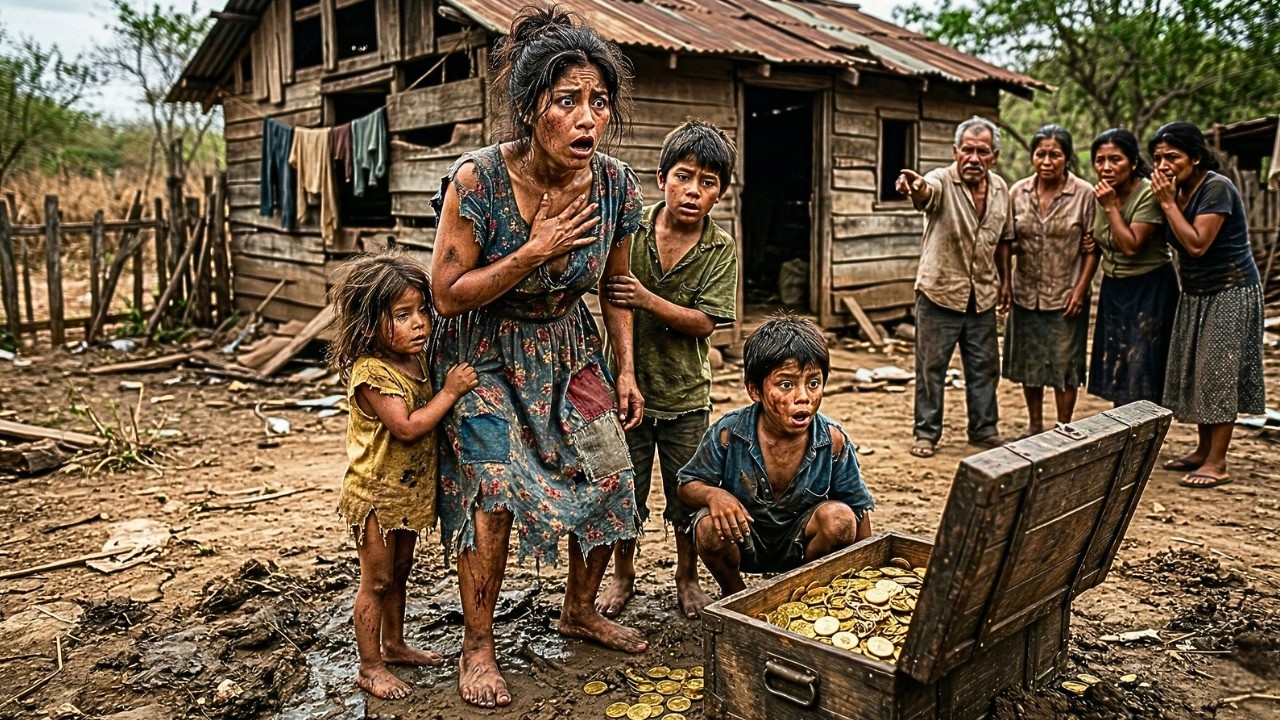 Viuda Criaba a Sus Hijos en la Miseria… Hasta Encontrar un Tesoro que Puso a Su Familia en Su Contra