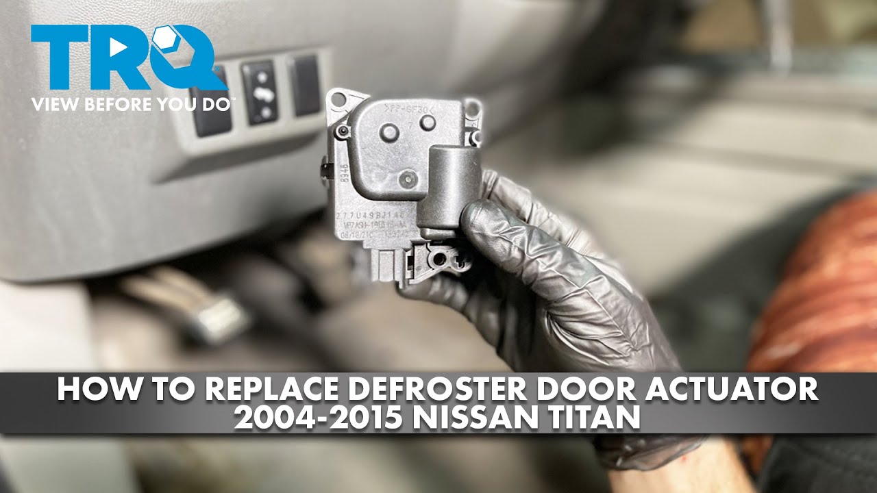 How to Replace Defroster Door Actuator 2004-2015 Nissan Titan