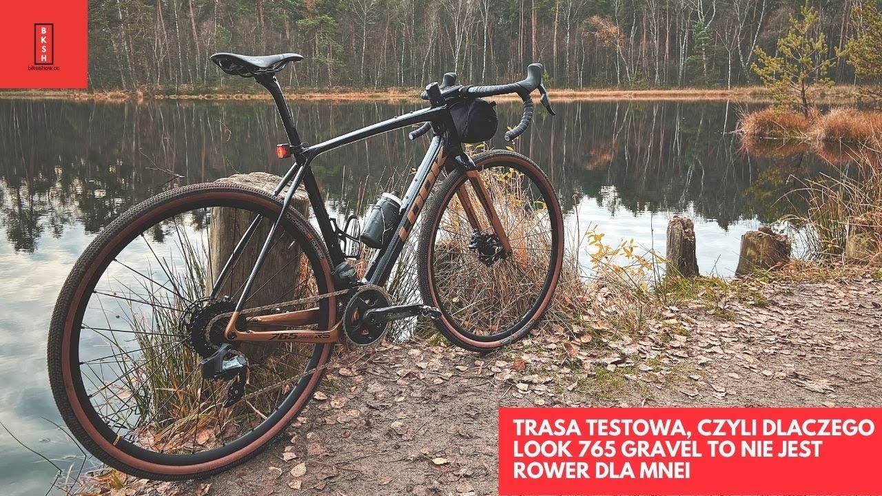 Trasa testowa, czyli czemu Look 765 Gravel RS to nie jest rower dla mnie + pierwszy pucharek Kasi