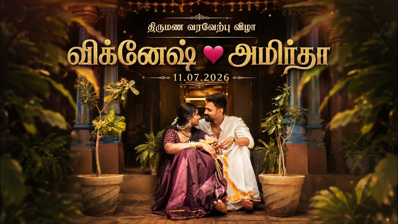Vignesh - Amirtha | Reception ceremony | Hands on media | Vedaranyam