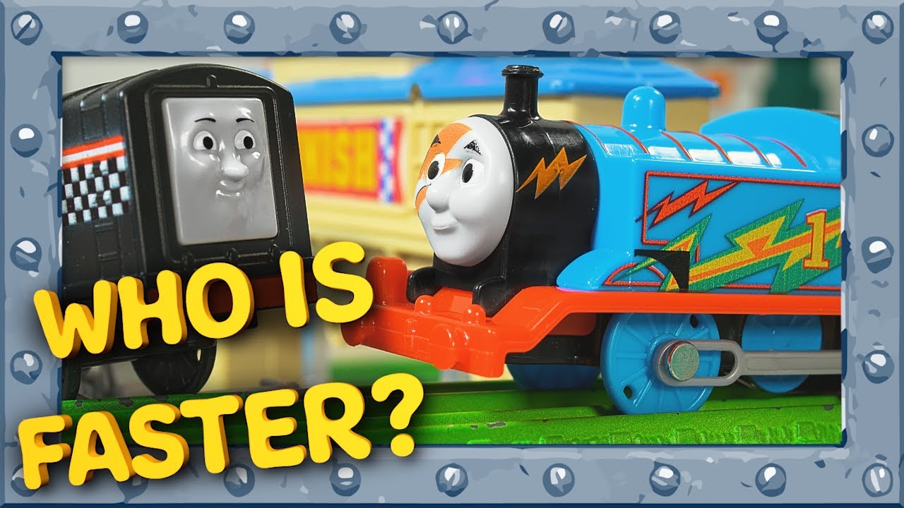 Who is Faster among Thomas and Friends? - MEGA Racing Competition