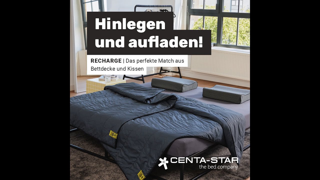 Centa Star Recharge Set mit Kopfkissen und Decke