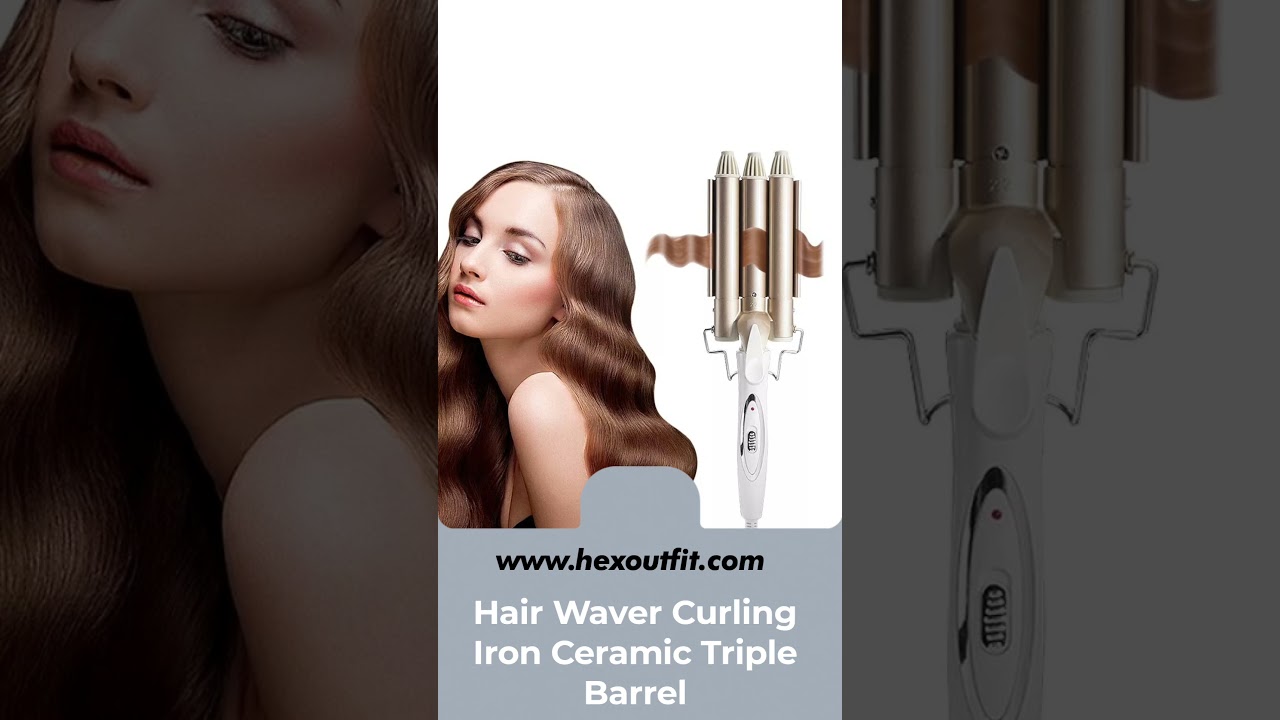 Hair Waver Curling Iron Ceramic Triple Barrel