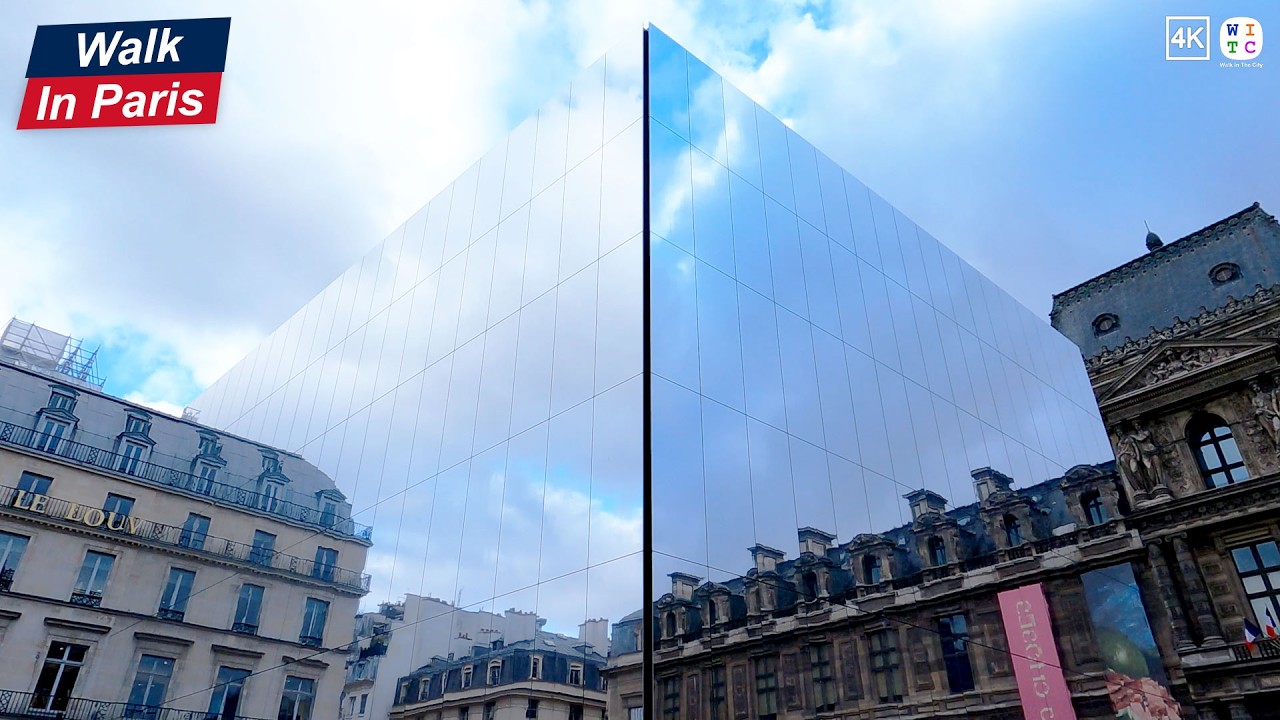 Walk In Paris from Place du Palais Royal to Place Ghislaine Dupont (4K)