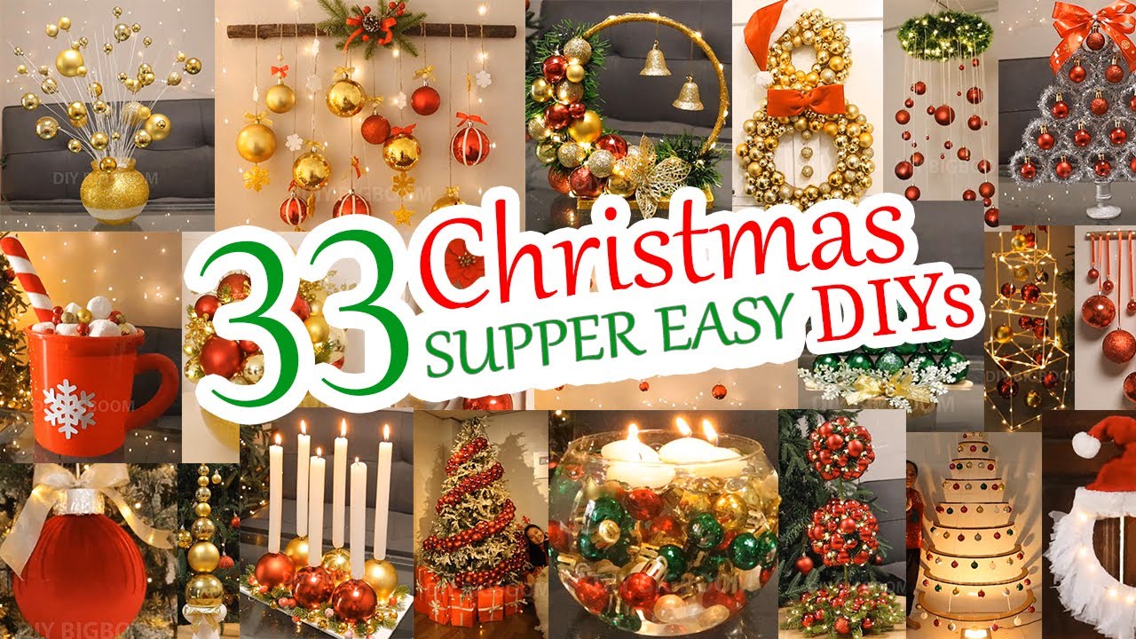 33 easy Christmas DIYs you can make last minute