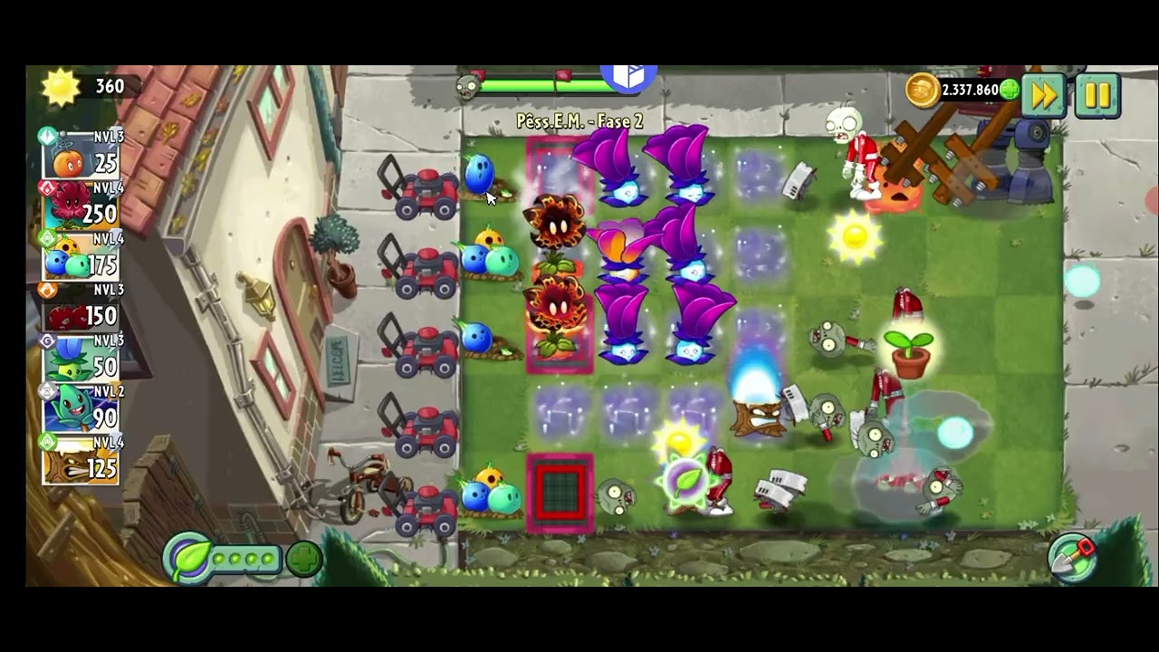Jogando evento berçário de plantas de pêss.e.m. pvz2 