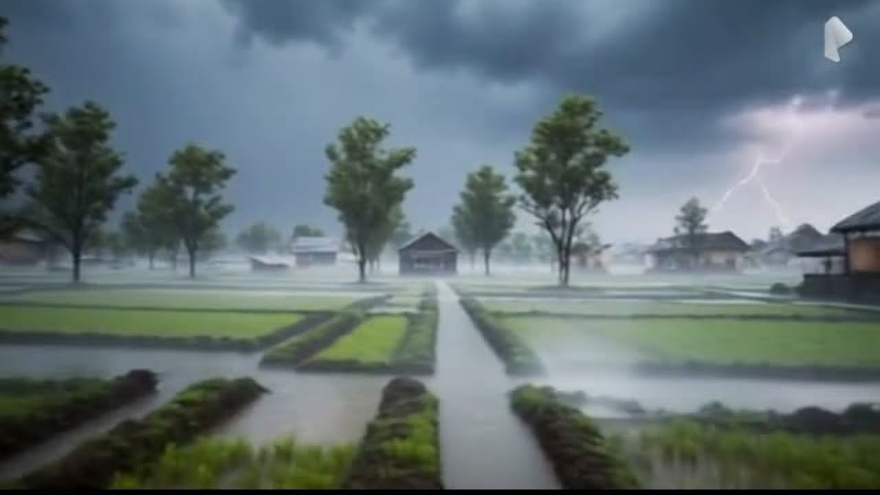 Soothing Heavy Rain in Village | Relax, Calm & Sleep Better#NatureVideo
#VillageRain
#RuralLife
#Pea