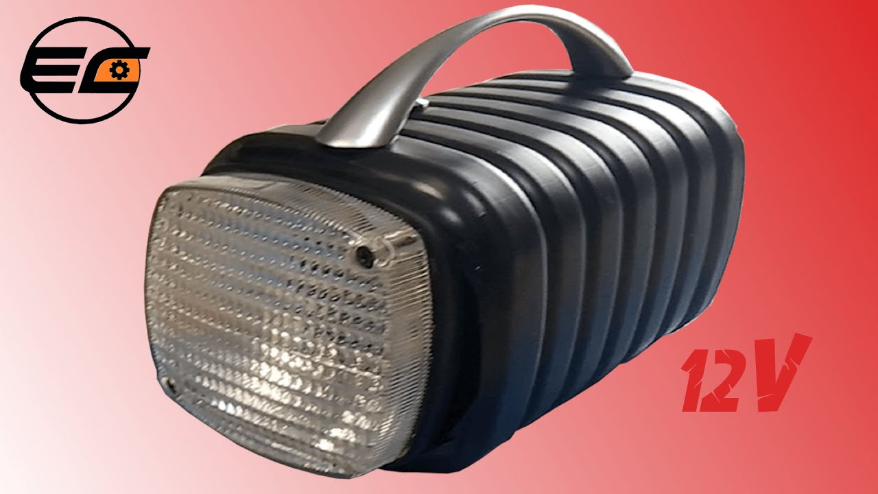Linterna Led Casera a 12v /Reciclando materiales