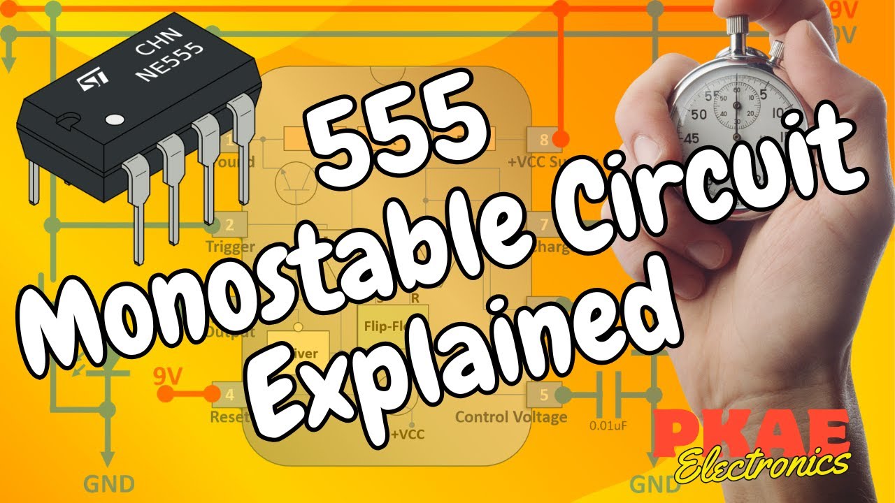 The 555 Monostable Circuit explained.