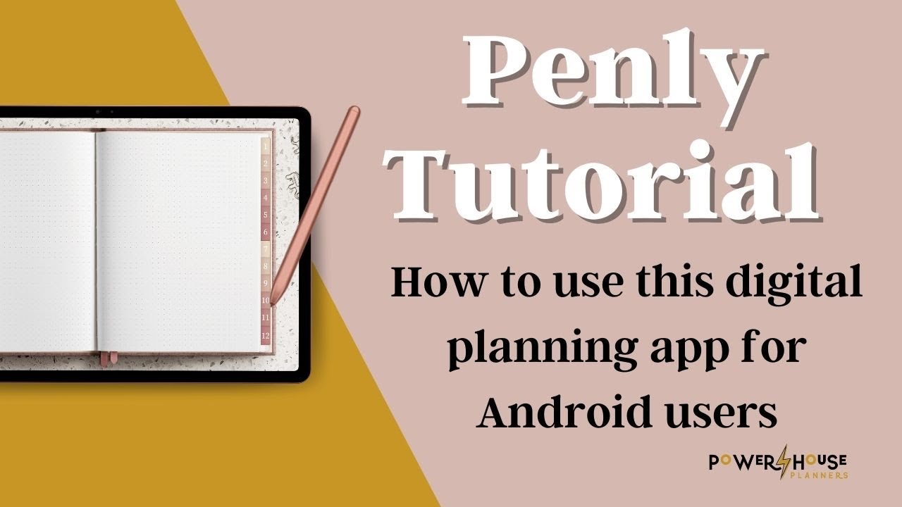 Penly tutorial - How To Use Penly For Android Digital Planning