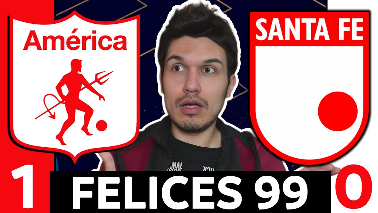 AMÉRICA 1 SANTA FE 0💥LIGA BETPLAY DIMAYOR 2026-1💥AMÉRICA CUMPLIÓ AÑOS FELIZ💥REPETTO LLEVÓ el PASTEL💥