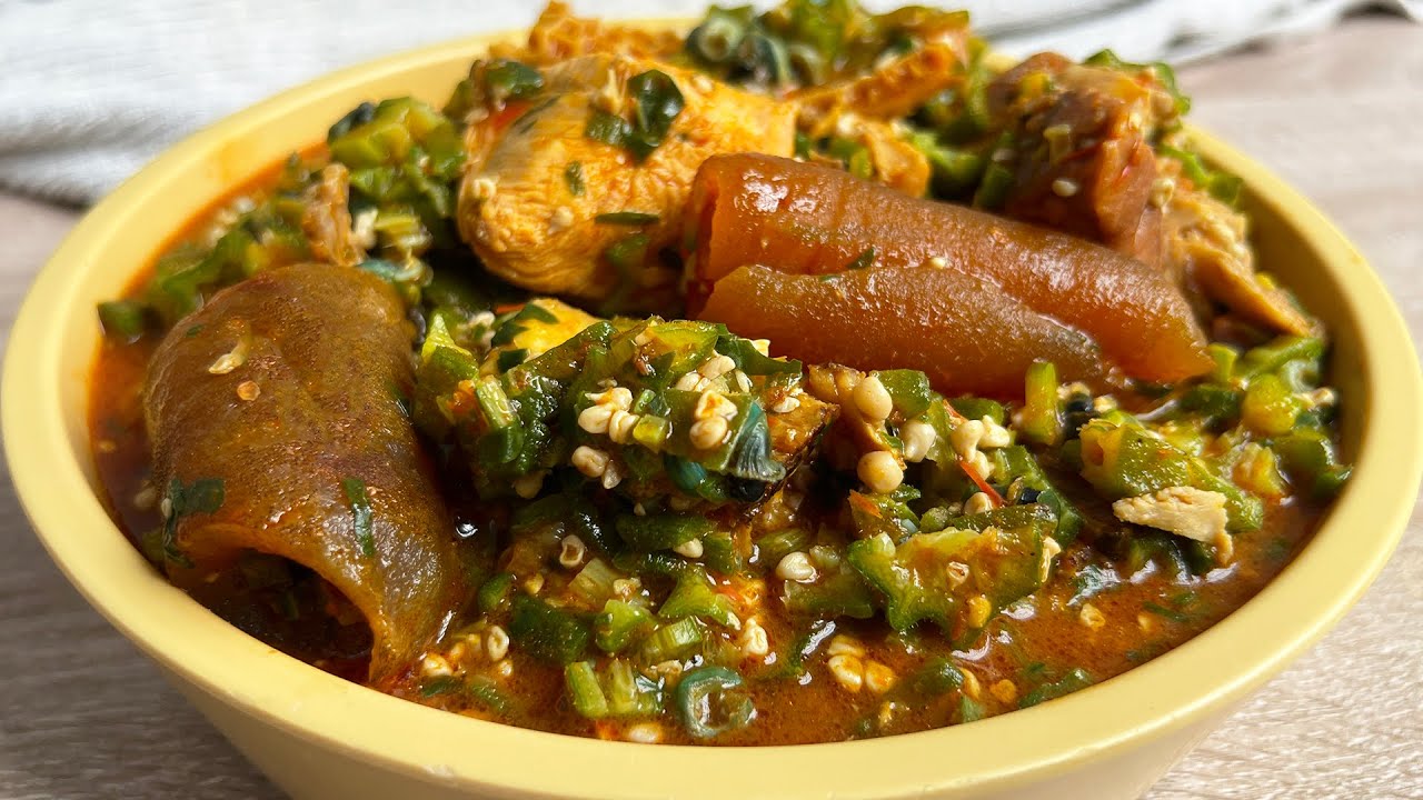 How To Make Okro Soup With Periwinkle - Chef Chidi
