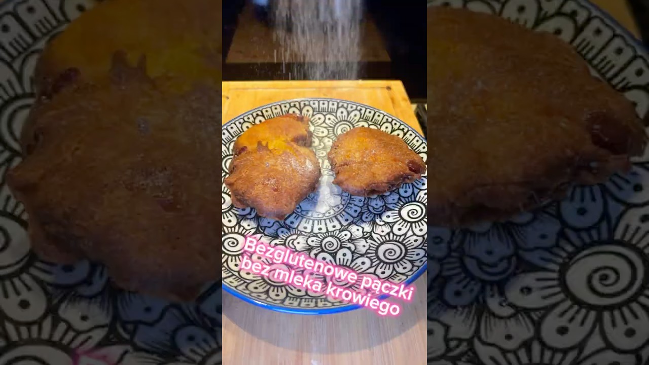 Bezglutenowe pączki bez mleka krowiego 